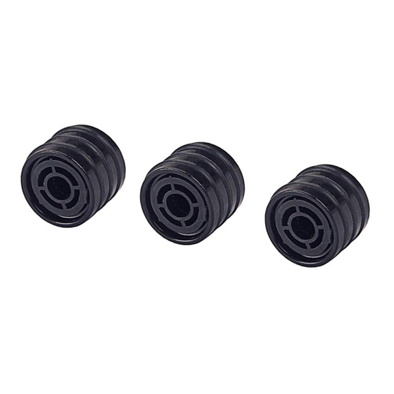 3pcs Potentiometer Control Knob Electrical Guitar Volume Tone O-ring Volume Control Knob Guitar Amplifiers Bass Control Knob Guitar Knobs Bass Knob for Bass Lip Gloss Dome Black