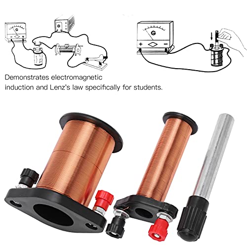 Primary Secondary Coil Physical Electromagnetic Induction Coil Experimental Instrument Primary Coil A Secondary Coil B Soft Iron Core C for Physics Teaching