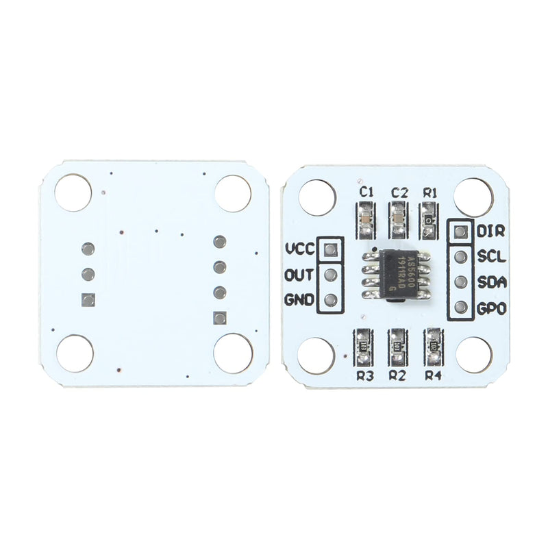 5Pc AS5600 Encoder Magnetic Induction Angle Measuring Sensor Module 12 Bit High Precision with Magnet (5 Pieces) 5 pieces.