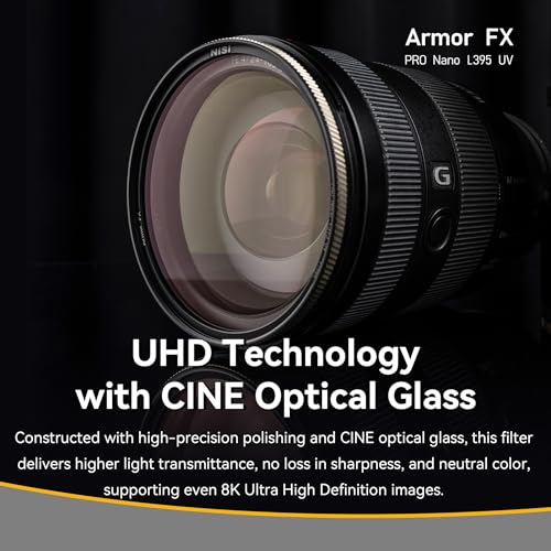 NiSi - 46mm Armor FX L395 UV - Impact-Resistant Lens Protection Filter