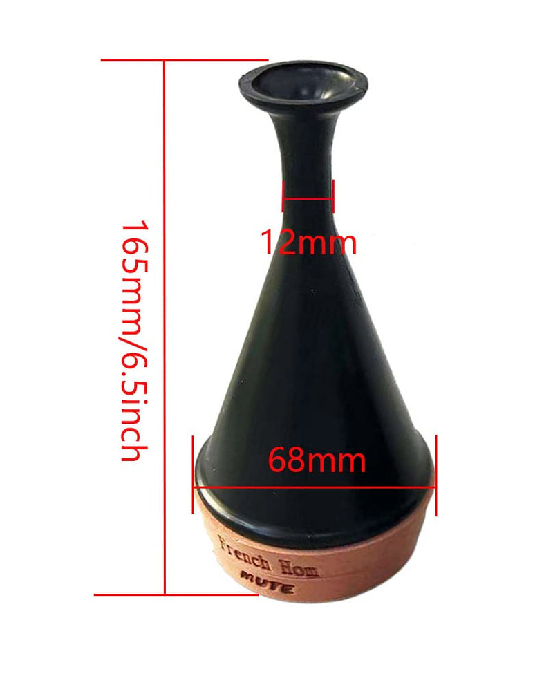 [AUSTRALIA] - French Horn Mute Practice Mute Black PP Material 