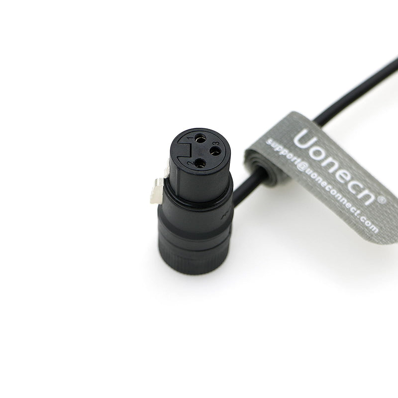 Uonecn Rotatable Audio Cable Low Profile 3 Pin XLR Male to Female Cable for Microphone, Camera, Mixer, Recorder 45 cm Rotatable XLR 100° 45cm/18inch