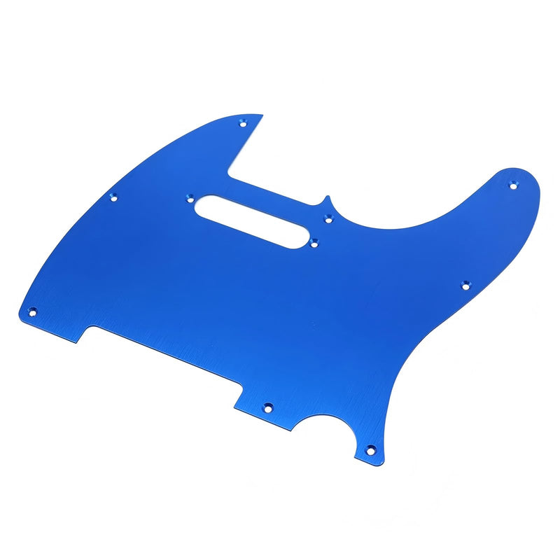 [AUSTRALIA] - 8 Hole Metal Anodized Aluminum TL Pick Guard Scratch Plate for Telecaster – Fits USA/Mexico Tele Style Durable Scratch Plate for Electric Guitar (Blue) Blue 