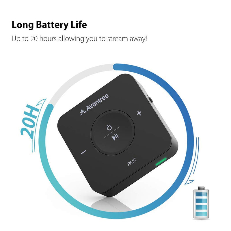[AUSTRALIA] - Avantree TC417 Bluetooth Transmitter Receiver for TV, Optical Digital Toslink, Volume Control for 3.5mm AUX, RCA, 20H Playtime, aptX Low Latency Wireless Audio Adapter for Headphones, Home Stereo 
