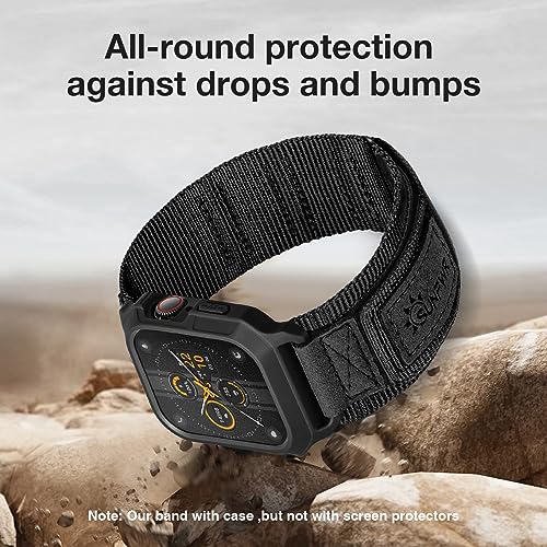 Bundle of the Rugged Nylon Apple Watch Band (Grey/Black Tag)