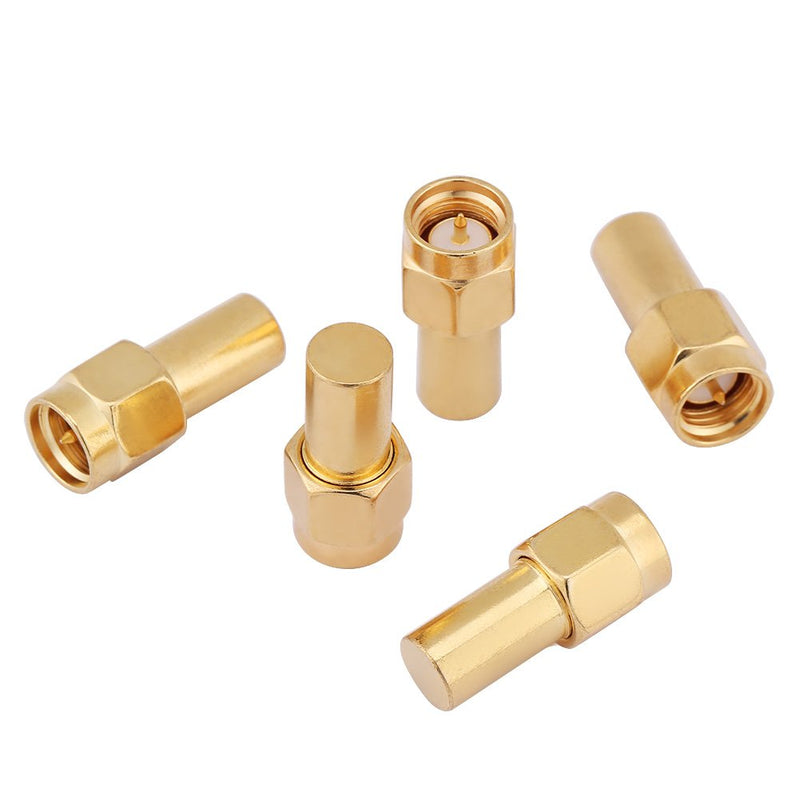 [AUSTRALIA] - sma50ohl 5pcs SMA Male Connector RF Coaxial Matched Terminator Termination 5 Pieces SMA Connector Coaxial Adapter Terminal Terminal Terminal Termination Load 50 Ohm 2W Load 