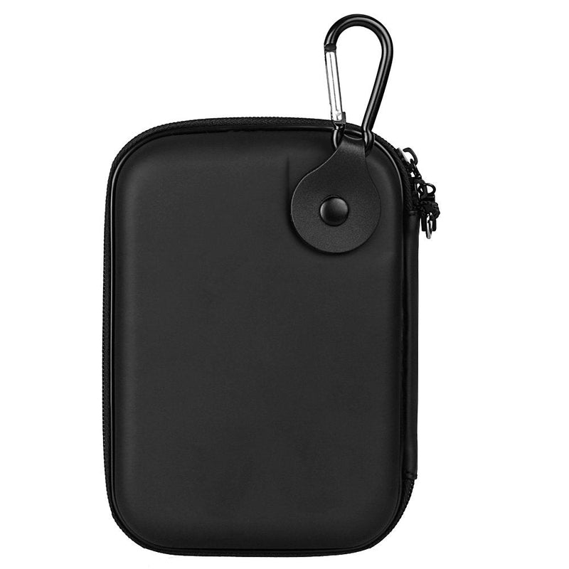 Lacdo Hard Drive Carrying Case for Toshiba Canvio Basics / Canvio Advance / Canvio Flex Gaming, Seagate One Touch Portable External Hard Drive 1TB 2TB 3TB 4TB 2.5 inch HDD Shockproof Travel Bag, Black