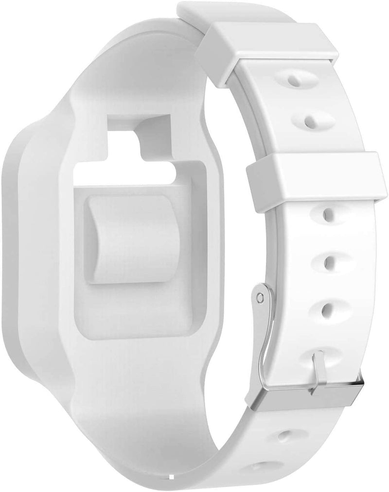 Accessory Wristband Replacement Compatible with Voice, for Voice 2, for Voice + Golf GPS Rangefinder,Soft Silicone Strap Band for Voice Golf Watch Series (White)