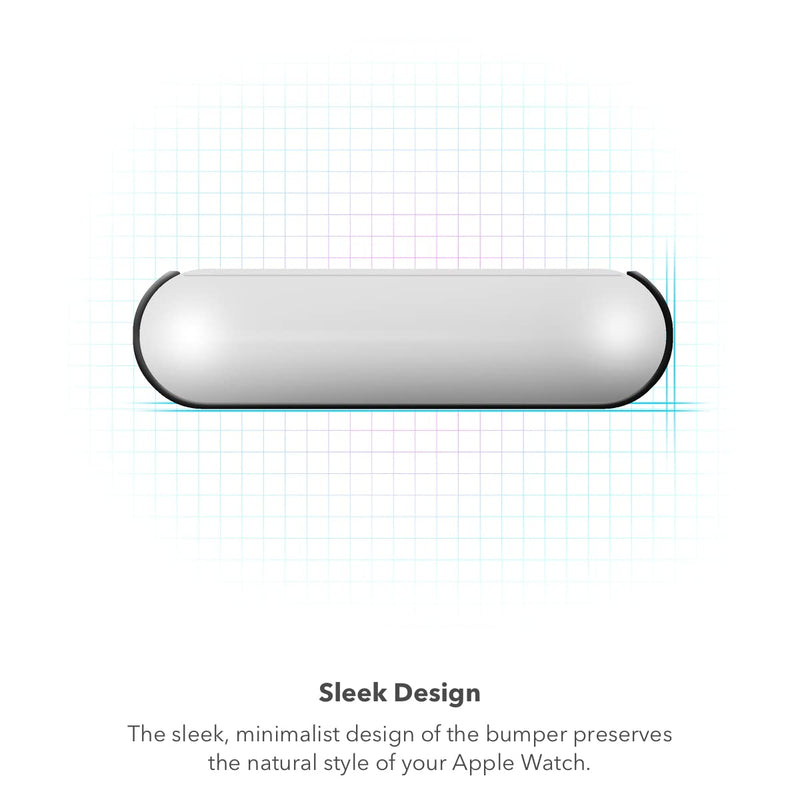 ZAGG InvisibleShield Glass Elite 360 for Apple Watch SE 3/9/ 8/7 45mm/ 44mm Face, Integrated Bumper and Screen Protector for 360-degree protection – Advanced clarity