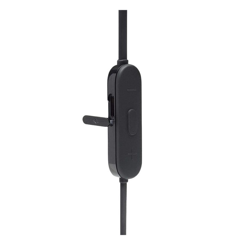 JBL Tune 125 - Bluetooth Wireless in-Ear Headphones with 3-Button Mic/Remote and Flat Cable - Black, Small