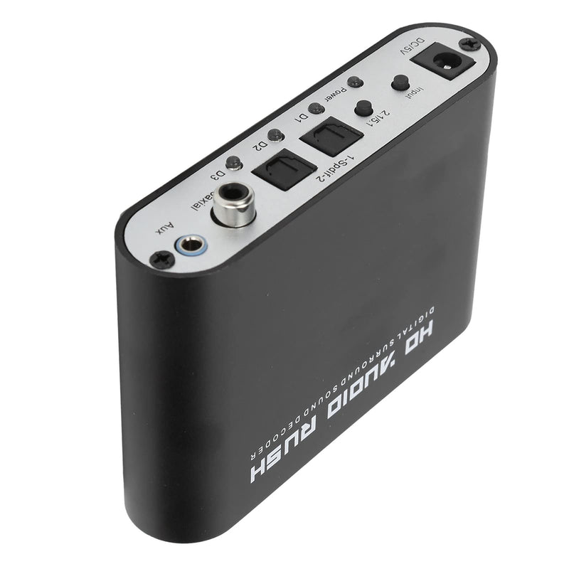 [AUSTRALIA] - Digital Sound Decoder Converter, 5.1CH DTS AC3 Audio Processor, Coax to Analog Audio Adapter, Dual Channel SPDIF Optical Input for Home Theater Cinema 1 