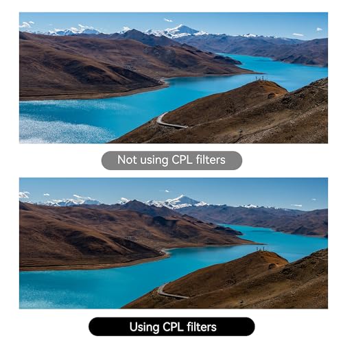 7artisans Nano Magnetic Filter UV Filter ND Light Reduction Filter/CPL Polarization Filter/GND Gradient Filter/Black Mist 1/4 Portrait Photography Filter Suitable for Lens(72mm CPL) 72mm Magnetic CPL
