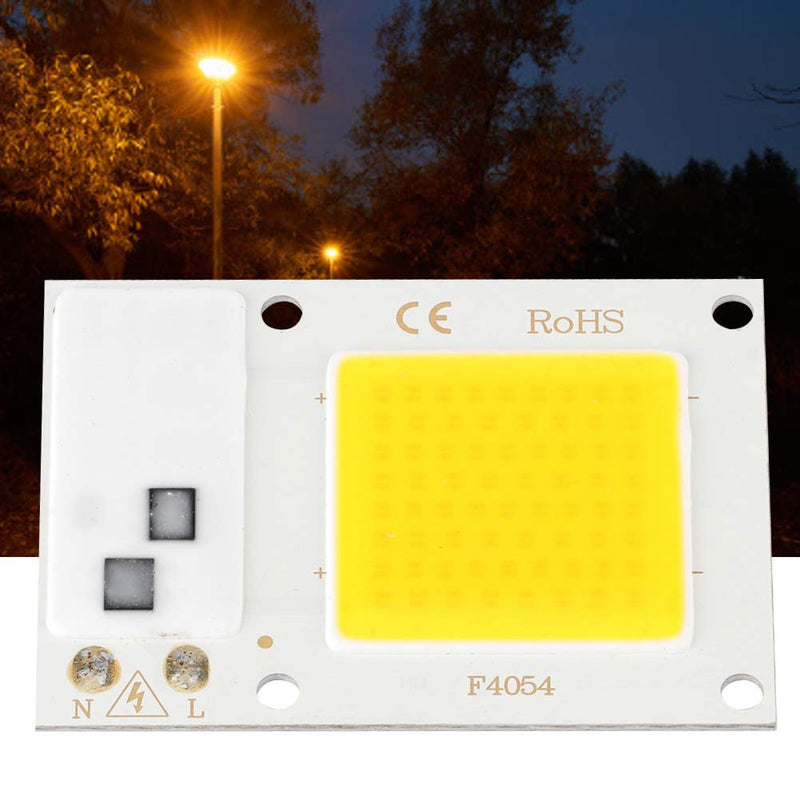 Fdit 20W 220V High Power LED Chip Warm White Energy Saving Chip High Voltage COB LED Chip Light Source Accessories
