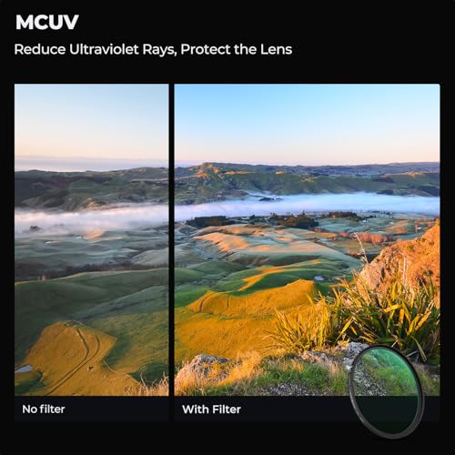 K&F CONCEPT 40.5mm UV/CPL/ND2-400 Len Filter Kit 3pc Multi-Layer Coatings