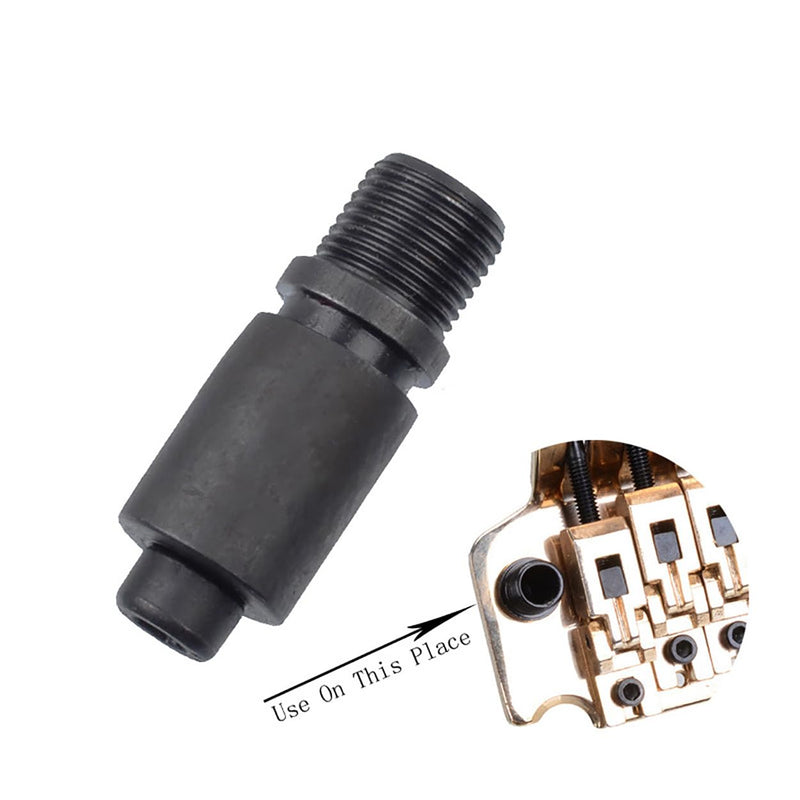 2PCS Black Double Rocker Bridge Rocker Socket Tremolo Arm Socket Whammy Bar Jack for Electric Guitar Floyd Rose Tremolo Bridge System