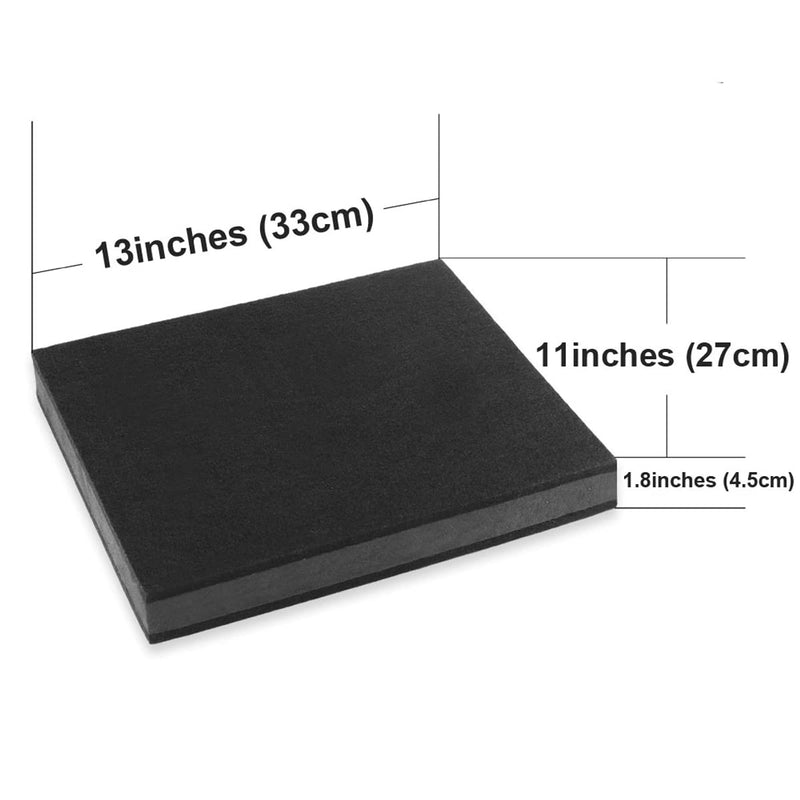 for 5''- 8'' Studio Monitor Speaker Noise Isolation Pads 3-Layer Acoustic Stand Riser Foam Subwoofer Isolation Pad Audio Vibration Platform Stabilizer Medium - for 5-8 inches