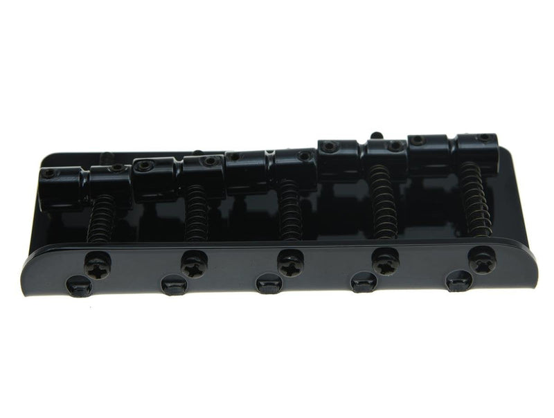Black 5 String Electric Bass Guitar Bridge fits for Jazz J Bass or Precision P Bass Black