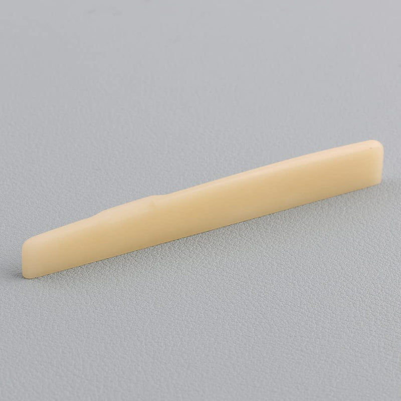 Unbleached Acoustic Guitar Bone Nut & Saddle Set Compatible with YMH FG Acoustic Guitar 43mm / 75mm