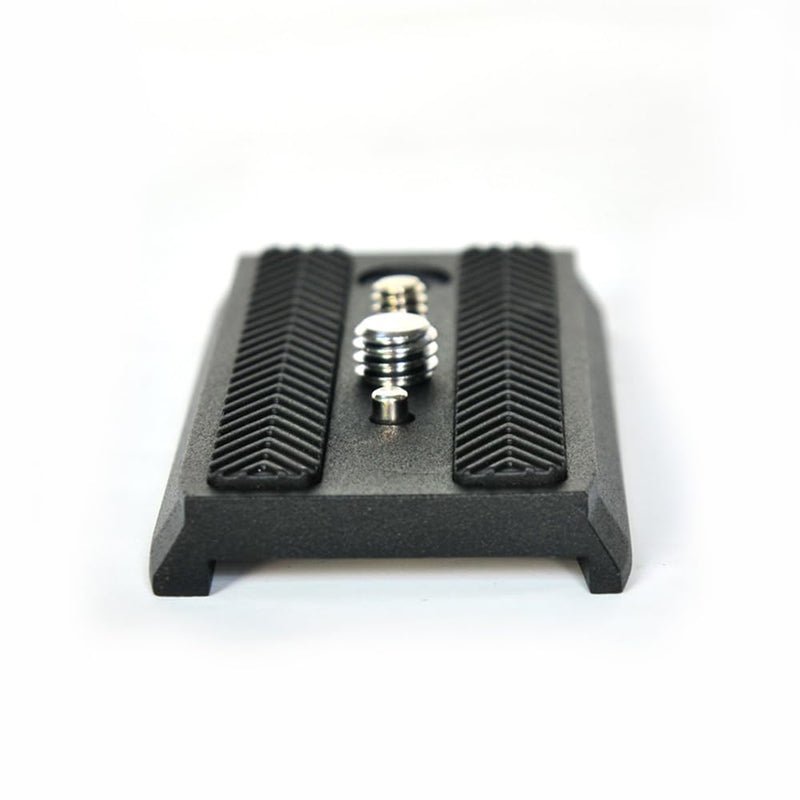 501PL Sliding Dovetail Quick Release Plate - Compatible with Manfrotto 501HDV, 503HDV, 701HDV, MVH400AH, 577/501/503/701 NG Camera Tripod Heads - Includes 1/4"-20 & 3/8"-16 D-Ring Screw Standard Version (90mm)