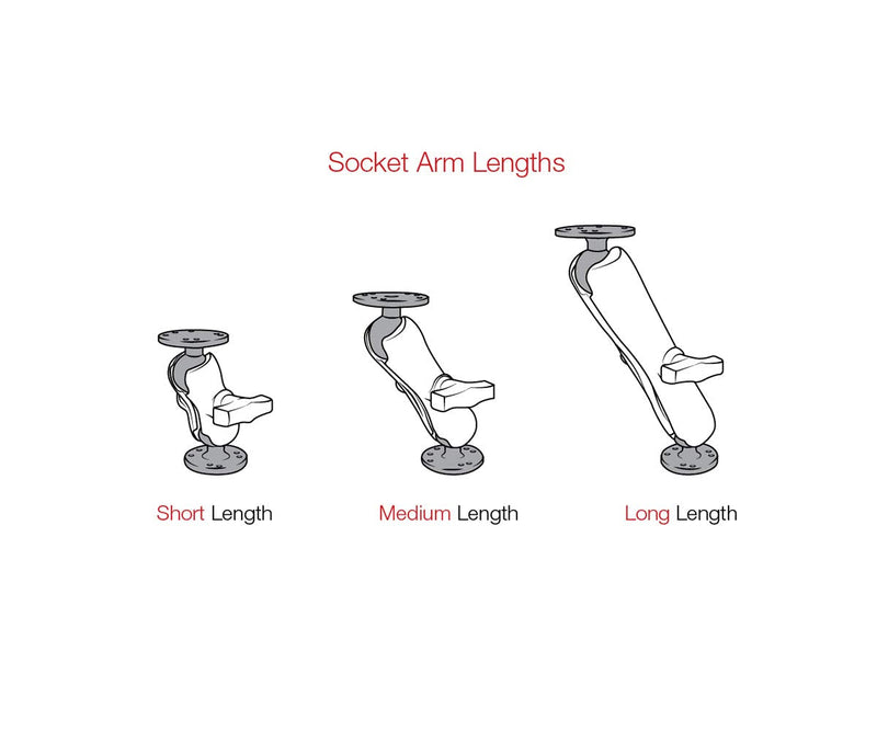 RAM Mounts Track Ball with T-Bolt Attachment RAP-B-354U-TRA1 with B Size 1" Ball