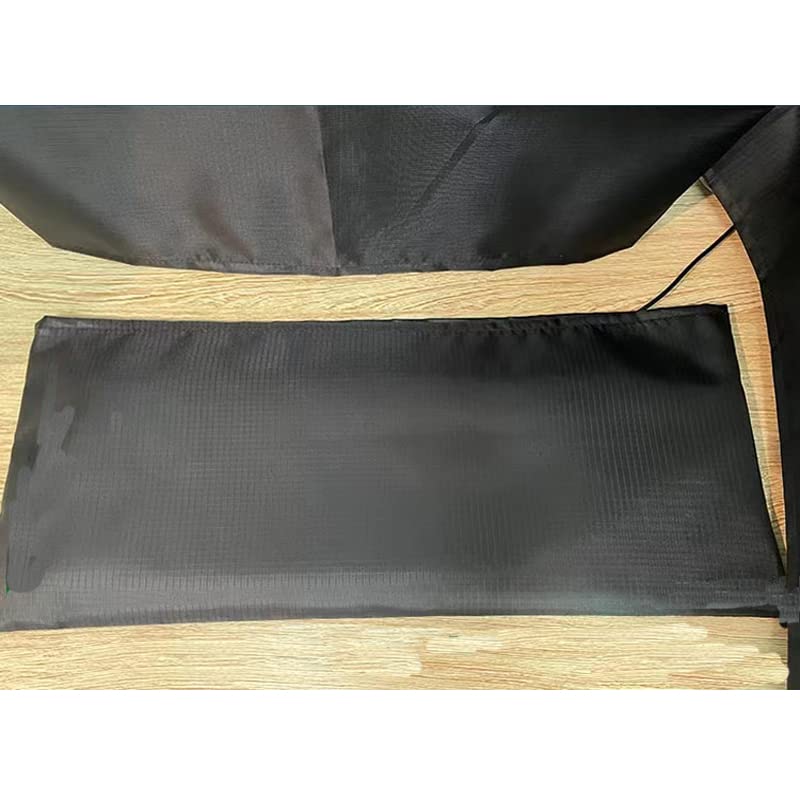 3 Pieces Computer Dust Cover Monitor + Keyboard+ Computer Host Pc Dust Proof Computer Covers Case Computer Dust Cover for Desktop Pc CPU Tower Protector, Oxford Cloth (27'' Monitor Set Black) 27'' Monitor Set Black