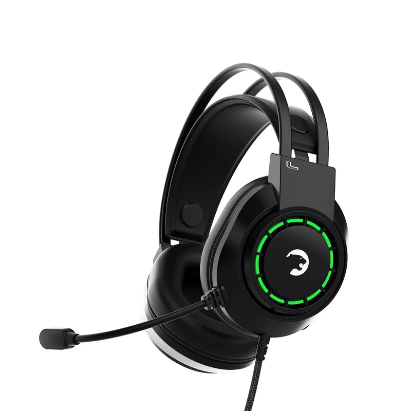 GAMEPOWER Voldon X 3.5mm Jack Gaming Headset - Wired Headphones with 50MM Drivers, Comfort Design, Noise Cancelling Mic, PS4, PS5, for Xbox, Black VOLDONX