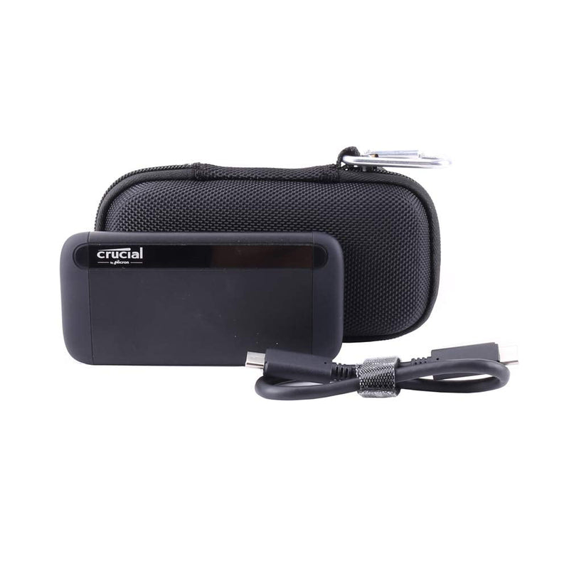 Aenllosi Hard Carrying Case Case Compatible for Crucial 1TB/500GB X8 Portable SSD (Storage)