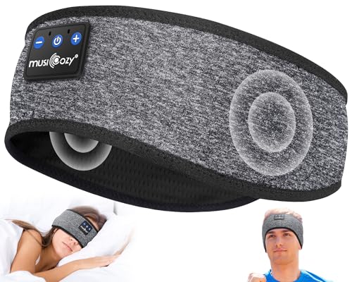 MUSICOZY Bluetooth Headband 2-Pack – Wireless Music Sleep Headphones Set for Men and Women