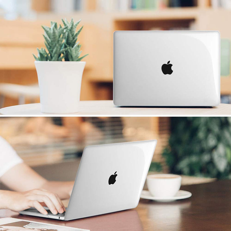 [AUSTRALIA] - Fintie Case for MacBook Pro 13 Inch A2338(M2 M1) A2251 A2289 A2159 A1989 A1706 A1708 (2016-2021 2022 2023 Release) with/without Touch Bar- Snap On Hard Shell Case Cover, Crystal Clear 