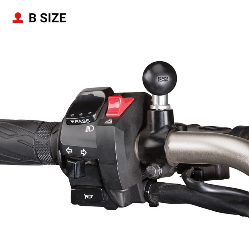 RAM Ball Adapter with M10 X 1.25" Threaded Post