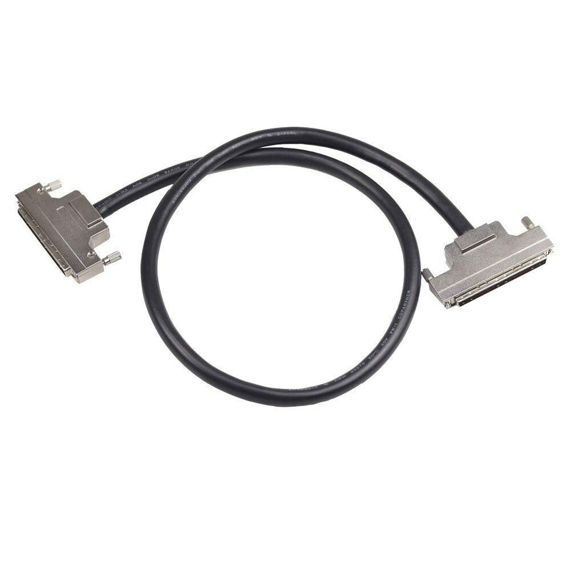 SCSI Cable HPDB100 Cable HPDB 100 Pin Male to Male Cable Office Computer Connector (1 Meter) 1 Meter