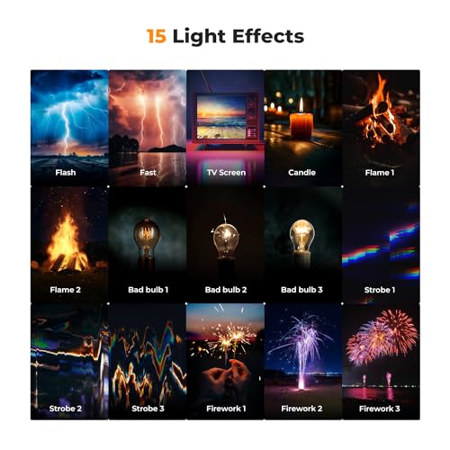 K&F CONCEPT Bi-Color LED Video Light, 2000mAh, 2500K-9900K, CRI 96+, Black
