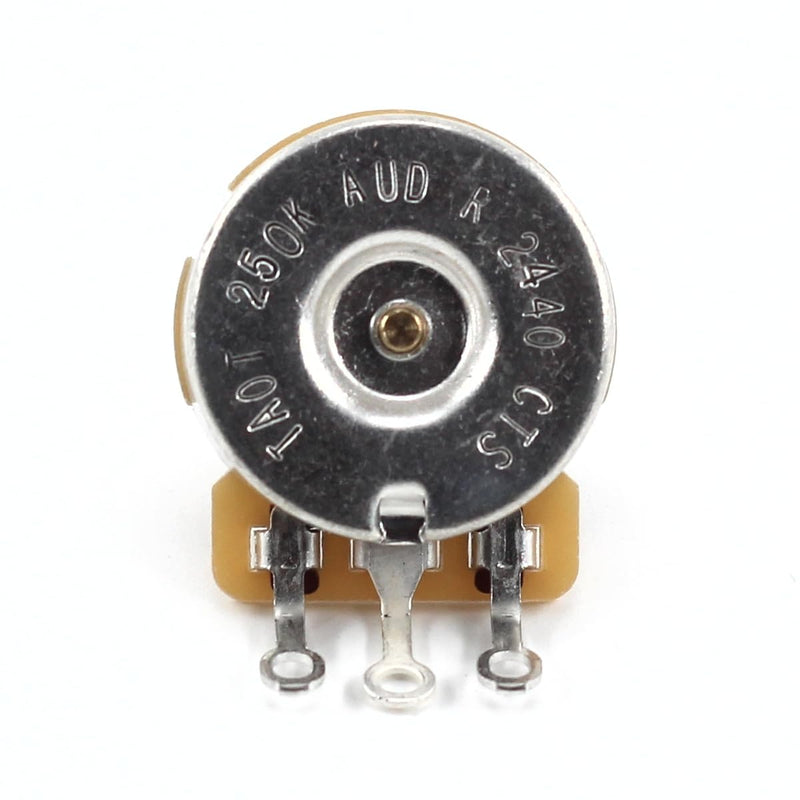 TAOT Precision Bass Wiring Kit - TAOT Custom 250kΩ Solid, .047 OD Cap - P-Bass Clear Stamping