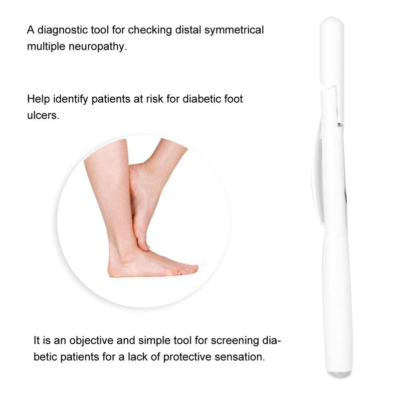 Diabetic Foot Filament Tester, 10 g Diabetic Foot Monofilament Test Pen Foot Neuropathy Test Monofilament for Foot Ulcers