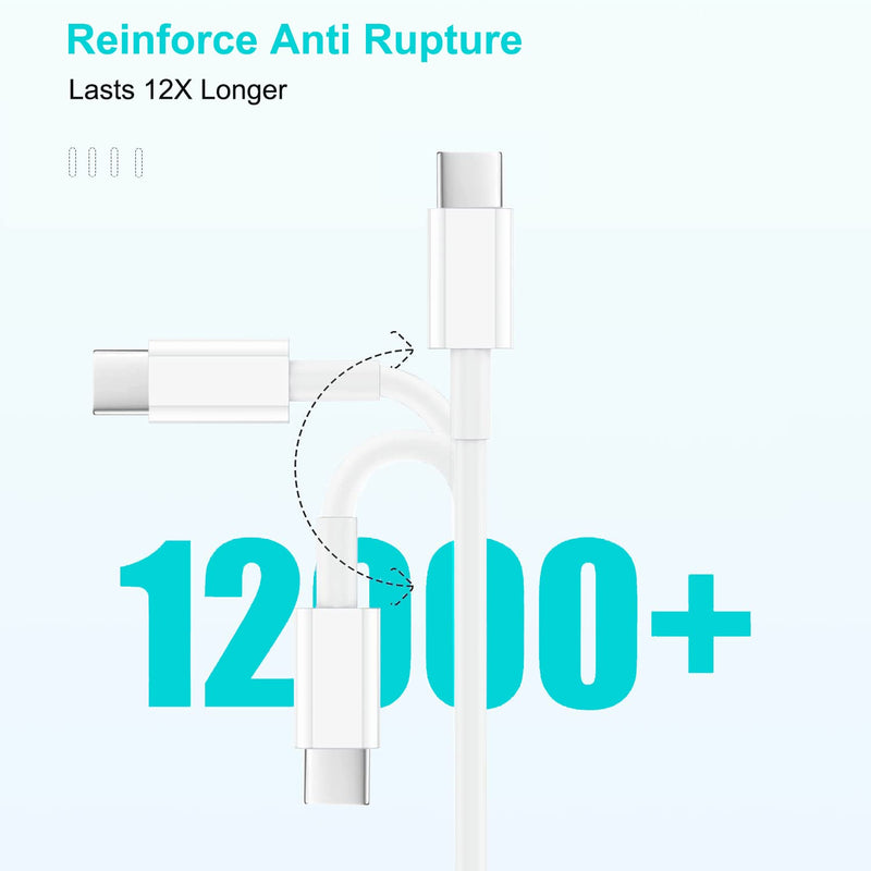 iPhone 15 Charger,iPad Pro Charger,20W USB C Fast Charger with 10FT Long Fast Charging Cord for iPhone 15 Pro Max/Plus,iPad Pro 12.9 5th/4th/3rd,11 inch 3/2nd,iPad Air 5th/4th,iPad Mini 6th,iPad 10th A-White
