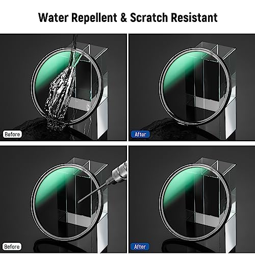 NEEWER 72mm Polarizer Filter, 24 Layer Multi Resistant Nano Coated MC CPL Circular Polarizing Filter with HD Optical Glass/Ultra Slim for Camera Lens, Reduce Reflection/Enhance Contrast/Reduce Glare