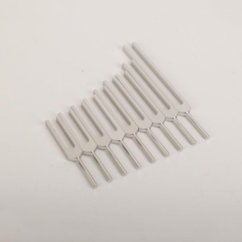 [AUSTRALIA] - Tuning Fork Set 10 Pcs with All Healing Solfeggio Frequency (285 Hz, 396 Hz, 417 Hz, 528 Hz, 639 Hz, 741 Hz, 852 Hz, and 963 Hz) 
