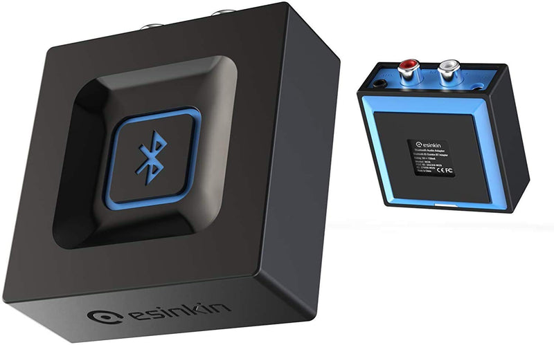 [AUSTRALIA] - Bluetooth Audio Adapter for Music Streaming Sound System, Esinkin Wireless Audio Adapter Works with Smartphones and Tablets, Bluetooth Receiver for Home Stereo 