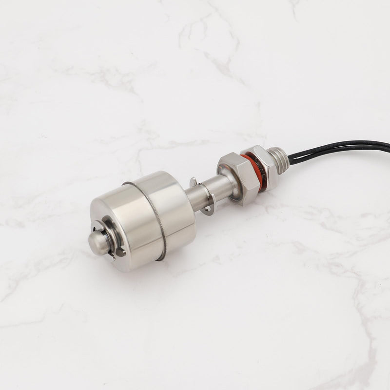 [AUSTRALIA] - eMagTech 1 Piece Float Switch for Water Flow Stainless Steel 304 Liquid Sensor Suitable for Water Tank Household Water Tower Drainage Pool Industrial Water Tower (60 mm 110 V) 