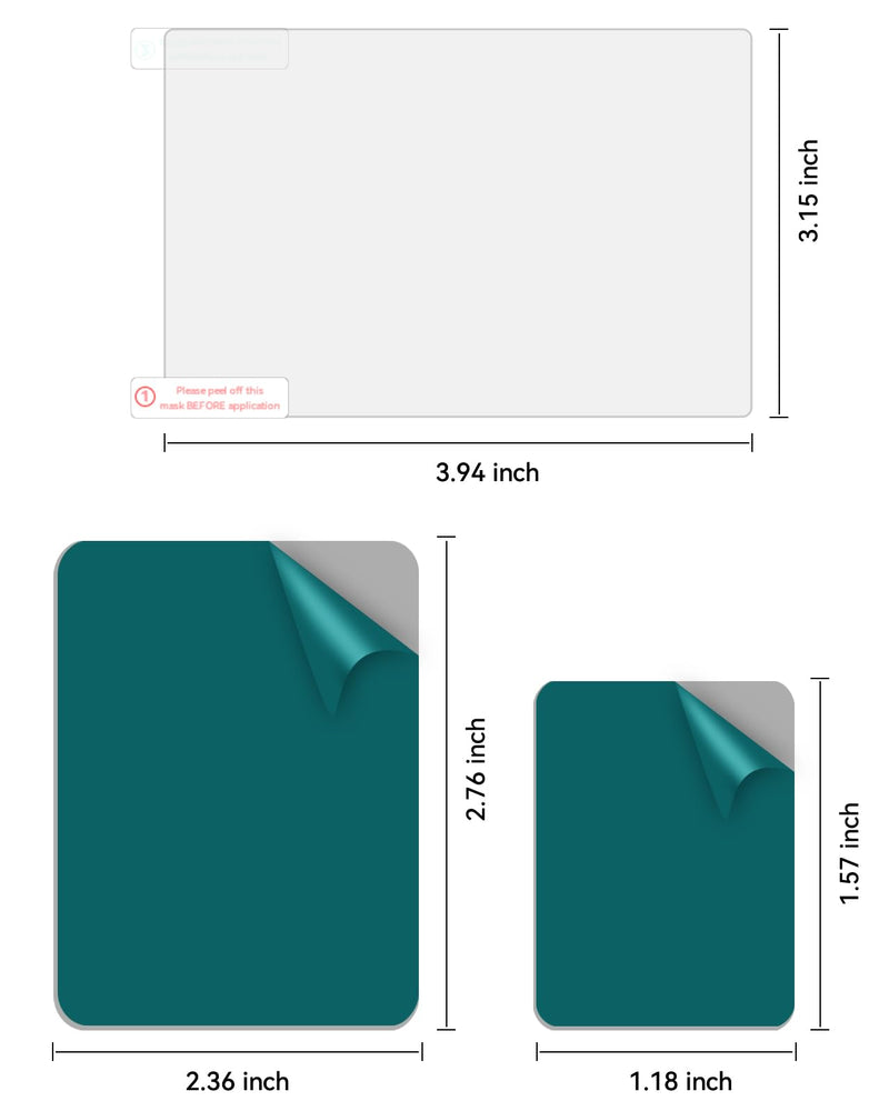 Vantrue Car Windshield Double-Sided Customizable Adhesive Pads, Residue-Free Electrostatic stickers, Drop-resistant Adhesion Promoter for Mounting Dash Cam