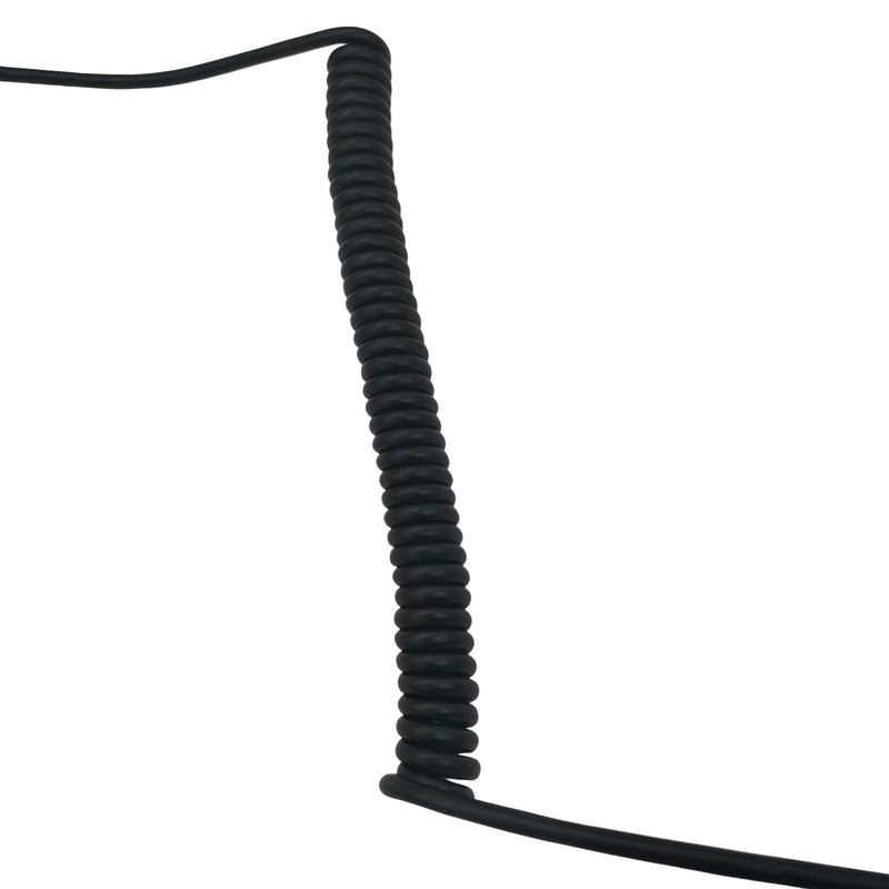 Walkie Talkie Shoulder Mic 3.5mm Screw in Speaker Microphone 3.5mm Jack for Motorola Vertex Standard Radio vx-261 vx261 vx 261 evx-261 evx s24 evx-s24 evx-534(IP65 Waterproof) (Black) Black