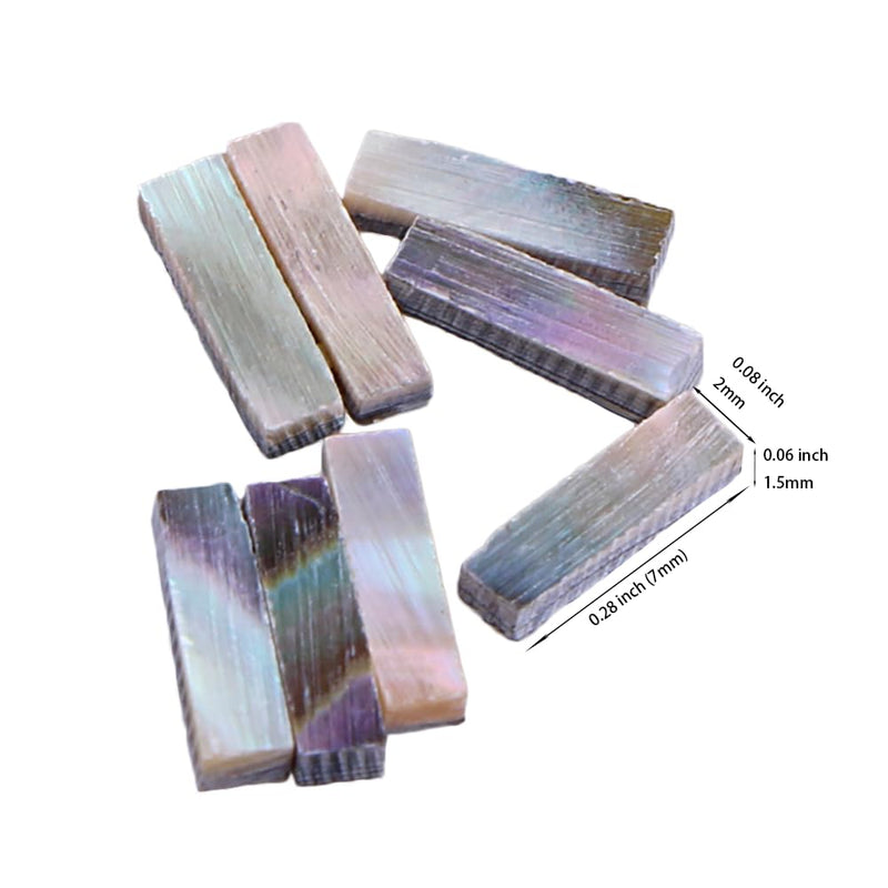 Abalone Binding Inlay Strips for Guitar Mandolin Maker 1.5mm x 2mm x 7mm (Pack of 60)