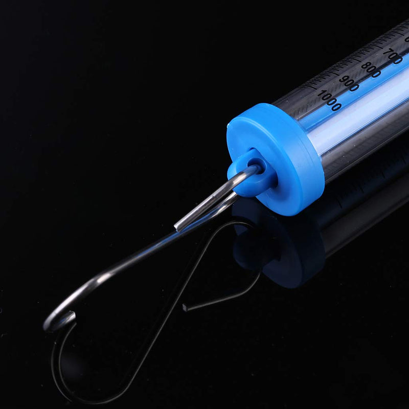 vsilay Labs Newton Force Meter Spring Scale Scale Labeled Transparent Spring Balance Suitable for Scientific 2.5N/10N 10n