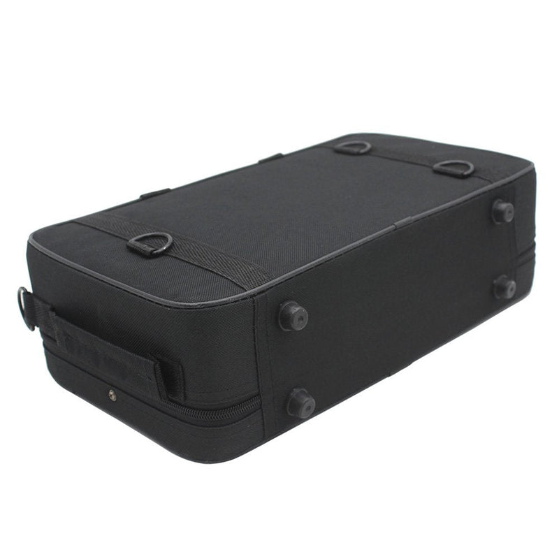 Clarinet Case,Water resistant Clarinet Bag Case Black Foam Padded Thickened Ox Cloth Storage Bag with Strap for Clarinet Case