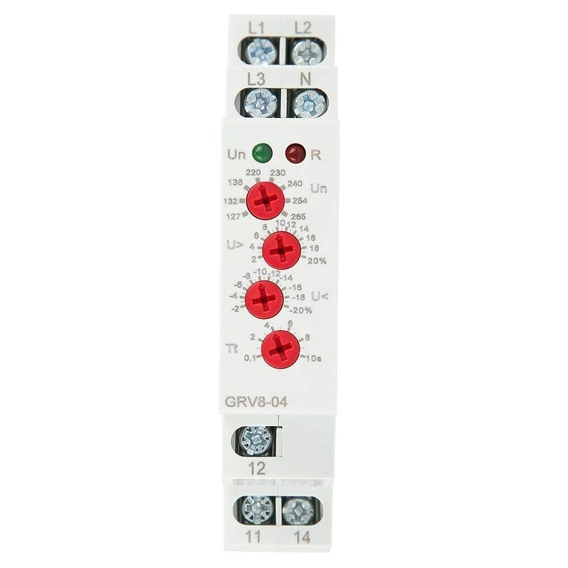 GRV8-04 M265 Voltage Relay 3-Phase Voltage Monitoring Relay Phase Sequence Phase Failure Protection