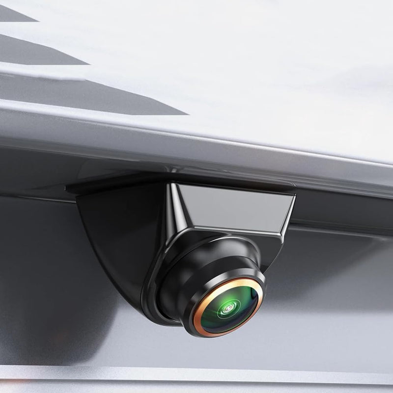 AHD 720P/CVBS Backup/Front View Camera Adjustable Fisheye Lens Cam with 4Pin to RCA Cable & Vehicle Camera for Cars SUVs Pickups Trucks RVs 170° Wide View Angle Night Vision & Vehicle Camera