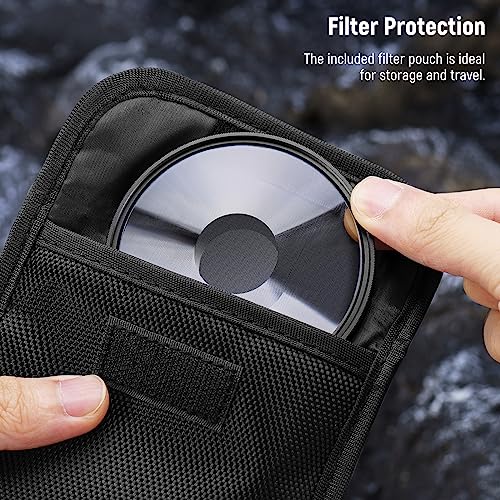 NEEWER 67mm Spiral Halo Camera Lens Filter, Prism K9 Optical Glass Special Effects Filter Photography Camera Lens Accessories with Tunnel Vision Warped Circular Halo Frame Effect
