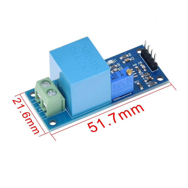 Hailege 3pcs ZMPT101B Voltage Sensor Voltage Converter Module AC Current Signal Detection 5-30V AC Active Single-Phase Output