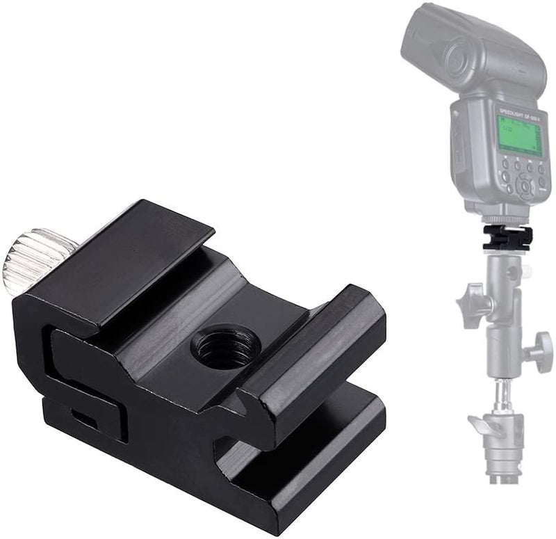 [AUSTRALIA] - 10pcs 1/4 Inch Cold Shoe Mount Adapter and Hot Shoe Flash Stand Adapter Kit for DSLR Camera Rig, Camera Flash Shoe Mounts for Light Tripod 