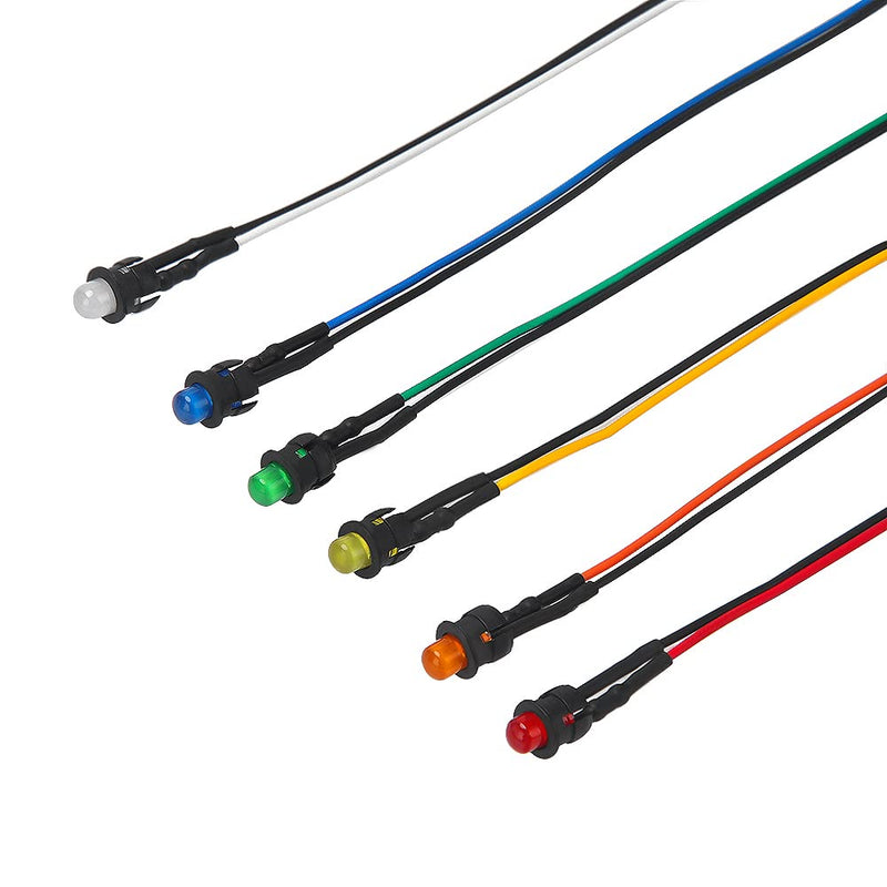 Lyeteung 150 pieces 5 mm plastic black LED diode holder, LED lamp holder, clip bezel mounting diode holder, LED socket, LED mounting clip 5mm Kunststoff - C